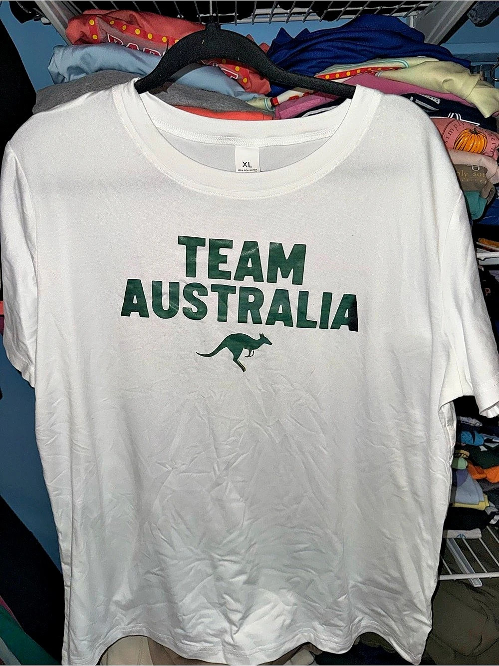 Team Australia Boxing Kangaroo Crew T-Shirt